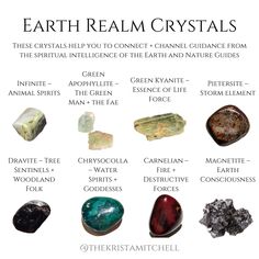 These crystals help you to connect + channel guidance from the spiritual intelligence of the Earth and Nature Guides: Infinite – Animal Spirits Green Apophyllite – The Green Man + the Fae Green Kyanite – Essence of Life Force Pietersite – Storm element Dravite – Tree Sentinels + Woodland Folk Chrysocolla – Water Spirits + Goddesses Carnelian – Fire + Destructive Forces Magnetite – Earth Consciousness Earth Element Crystals, Sunrise Ritual, Spiritual Intelligence, Earth Crystals, Water Spirits, Green Apophyllite, The Green Man, Green Kyanite