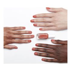 over a thousand nuanced colors, essie original nail polish takes from the latest fashion and cultural trends to make your manicure possibilities endless. Essie Expressie quick dry nail polish, vegan formula, burnt orange, In A Flash Sale, 0.33 fl oz; Expressie In A Flash Sale - burnt orange quick dry nail polish with a cream finish Quick-dry nail polish; fast-drying formula that dries in about a minute One-step color; apply two coats of any expressie color on clean nails, let dry for about a minute, no base or top coat needed Easy application; our angled brush makes for easy self-application with both hands, including your non-dominant hand Vegan formula with zero animal derived ingredients Expressie Nail Polish, Nail Polish Party, Fast Drying Nail Polish, Nail Polish Gift Set, Quick Dry Nail Polish, Nail Polish Gift, Couture Nails, Dry Nails Quick, Essie Gel Couture