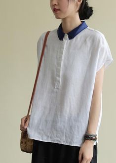 Women lapel side open linen clothes Cotton white shirt

Materials used:linen

Measurement:Size XL/US16-18/EUR44   
length 60cm / 23.4"
bust 108cm / 42.12"
Waist 102cm / 39.78"
Cuff 36cm / 14.04"
hem 106cm / 41.34"


Size XXL/BUST-112cm   
length 61cm / 23.79"
bust 112cm / 43.68"
Waist 106cm / 41.34"
Cuff 38cm / 14.82"
hem 108cm / 42.12"



Size 3XL/BUST-116cm   
length 62cm / 24.18"
bust 116cm / 45.24"
Waist 110cm / 42.9"
Cuff 40cm / 15.6"
hem 110cm / 42.9"



We ship worldwide.

Tracking number White Linen Tops With Placket, White Linen Top With Collared Neckline, White Linen Tops With Buttons, White Linen Top With Buttons, White Linen Button-up Top, White Linen Shirt With Buttons, White Linen Top With Casual Collar, White Linen Button-up Shirt, Linen Clothes