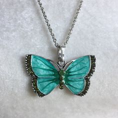 *Bogo Item: Add Two Or More Items With Bogo In The Title And Get One Free* Brand New Boutique Green And Turquoise Butterfly Pendant With Resin And Crystal Rhinestones. Also Comes With 26" Chain. Pendant Measures Approximately 2.25" Wide. So Pretty And Perfect For Dressing Up Or Everyday Wear. Green Rhinestone Necklace Gift, Green Rhinestone Jewelry For Gift, Green Rhinestone Necklace For Gift, Green Necklaces With Rhinestones As Gift, Green Rhinestone Costume Jewelry Necklace As Gift, Turquoise Butterfly, Green And Turquoise, Butterfly Pendant Necklace, Necklace Green