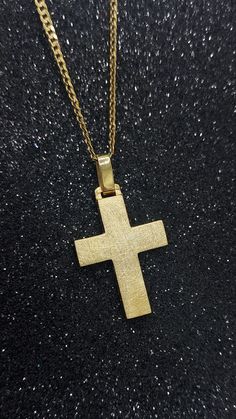 Gold Gross 14k. A Handmade Solid Gold Cross Pendant from 14k or 18k Gold. A unique jewelry ideal for baptism cross. Α jewel for a lifetime. Handmade in Greece in our laboratory in Sparta. -It can be personalized by engraning on the back side of the cross a name or a date- Details: Height33 mm Width:18 mm Weight:Approximately 8.2gr 14k - 9,2gr 18k Metal:14k Yellow Gold - 18k Yellow Gold Style:      Baptism Cross ❣️ For more  crosses take a look here      👉  https://www.etsy.com/shop/GiorgosJewel Yellow Gold Plated Crucifix Jewelry, Gold Crucifix Necklace With Polished Finish, Gold Crucifix Cross Necklace With Polished Finish, 14k Gold Crucifix Hallmarked Jewelry, 14k Gold Crucifix Jewelry, 14k Gold Hallmarked Crucifix Jewelry, 14k Yellow Gold Crucifix Jewelry, Yellow Gold Polished Cross Necklace Pendant, Hallmarked Yellow Gold Crucifix Jewelry