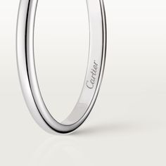 CRB4078000 - 1895 wedding band - Platinum - Cartier Timeless Wedding Bands With Polished Finish, Classic White Gold Platinum Rings, Luxury Rings For Marriage, Platinum White Gold Ring With Classic Design, Platinum White Gold Rings With Classic Design, Cartier White Gold Promise Jewelry, Elegant Cartier Jewelry For Promise, Luxury White Gold Ring With Classic Design, Luxury White Gold Rings With Classic Cut