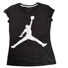 Jordan Air Girls Youth Black Sleeveless Stretch Pullover Shirt Size Medium New Without Tags Shipped Within 24hrs Thank You Black Short Sleeve Sports Tank Top, Jordan Shirts, Jordan Air, Kids Jordans, Pullover Shirt, Black Sleeveless, Kids Shirts, New Color, Shirts Tops