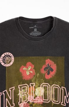 Cop some chill everyday style with the In Bloom Vintage T-Shirt from yours truly at PacSun. This tee features a classic crew neckline, short sleeves, and a regular fit, all crafted from vintage-washed cotton fabrication for a comfortable feel. Designed with floral graphics, it adds a touch of retro-inspired style to your wardrobe.


	Crew neckline
	Short sleeves
	Regular fit
	Vintage wash
	Floral graphics
	100% Cotton
	Machine washable Brown Graphic Tee, Late Registration, Floral Graphics, Flower Graphic, Tshirt Design, Yours Truly, Personal Marketing, In Bloom, Everyday Style