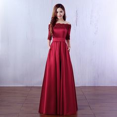 aeProduct.getSubject() Dark Red Prom Dress, Evening Dresses Uk, Red Gown, Lace Party Dresses, Burgundy Prom Dress, Red Evening Dress, Red Prom