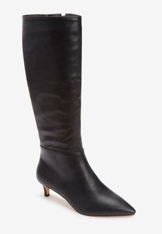 Step into pure comfort and style in this wide-calf boot with an elastic gore for extra support every step of the way. Leather-like or snake-like upperFull Wide Calf Boots, Wide Calf, Wide Boots, Shoe Print, Calf Boots, Designer Heels, Tall Boots, Boot Sandals, New Shoes