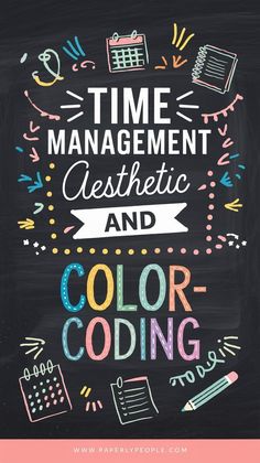 Unlock the power of color-coding to build good habits and improve your productivity aesthetic!