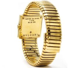 Crafted with exquisite artistry and unparalleled elegance, the Bvlgari Quadrato Tubogas Gold Diamond Dial F078 Flex Ladies Watch is a true marvel that will captivate your heart. This timepiece is a testament to Bvlgari's impeccable craftsmanship and attention to detail, making it a cherished addition to any fine jewelry collection.What sets this watch apart is its unique tubogas design, featuring a bangle that is both striking and flexible. Putting it on and taking it off is effortless, ensuring Luxury Engraved Yellow Gold Watches, Luxury Yellow Gold Jewelry And Watches With Bracelet Strap, Designer Yellow Gold Watches For Evening, Luxury Anniversary Watches With Bracelet Strap, Luxury Anniversary Watch With Bracelet Strap, Rare Gems, Fine Jewelry Collection, Ladies Watch, Precious Moments