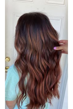 Red Balayage Hair, Balayage Brunette