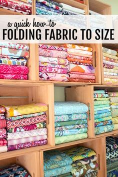 the fabric store has many different types of fabrics