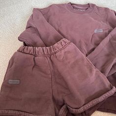 Setactive Cocoa Brown Sweat Sets Sweatshirts And Sweatshirts Both In Size S Sweat Sets, Cocoa Brown, Color Orange, Cocoa, Womens Shorts, Orange, Sweatshirts, Women Shopping, Color