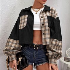 Outerwear Preppy Prom, Boyfriend Jacket, Trendy Business Casual, Business Formal Dress, Coachella Dress, Formal Dresses Gowns, Professional Dresses, Oversized Jacket, Plaid Jacket