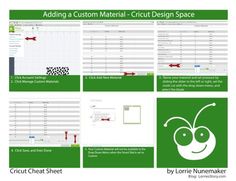 the instructions for creating a custom material design space