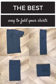 the best way to fold your shirts