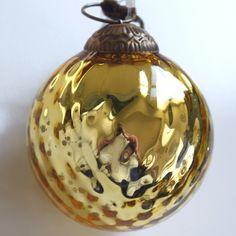 Set of 4 Gold Mercury Glass Ornaments (3.15 Inch Antique Embossed Ball) - Perfect for Christmas Tree, Hanging Holiday Decoration, Gifts & Home Decor - WillBrite.com - Gifts & Décor that Make People Happy Red Ball Ornaments, Glass Theme, Christmas Tree Hanging, Mercury Glass Ornaments, Novelty Lights, Hanging Christmas Tree, Ornament Box, Copper Lighting, Silver Ornaments