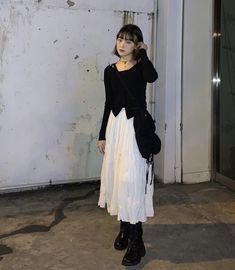 Rok Outfit, Looks Pinterest, Long Skirt Outfits, Maxi Skirt Outfits, Swaggy Outfits, 가을 패션, Looks Style, Casual Style Outfits, Mode Inspiration