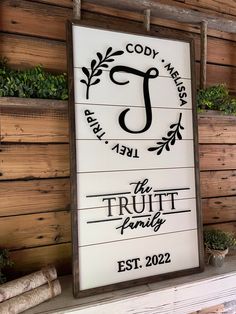 a sign that says the truth family on it