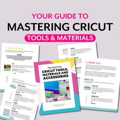 🎨 Welcome to the ultimate guide to mastering your Cricut crafts! 🎨 Unlock the full potential of your creativity with our comprehensive eBook, "Navigating Cricut Tools, Accessories & Materials." Perfect for both beginners and seasoned crafters, this eBook is your go-to resource for taking your projects to the next level. Inside, you'll discover five chapters packed with invaluable insights: 1️⃣ Essential Cricut Tools: Learn about the must-have tools every Cricut enthusiast needs to have in thei Cricut Maker 3 Material List, Cricut Beginner Supplies List, How To Use Cricut Explorer 3, Using Pens With Cricut Maker, Cricut Explorer 2 For Beginners, Cricut Explore Air 2, Must Have Tools, Cricut Explore Air, Cheat Sheets