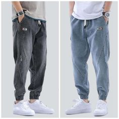 Loose men jeans with straps Trendy Summer Jeans With Drawstring, Summer Drawstring Denim Jeans, Summer Denim Jeans With Drawstring, Summer Cotton Jeans With Drawstring, Hip Hop Style Denim Jeans For Summer, Casual Summer Denim Cargo Jeans, Summer Hip Hop Relaxed Cargo Jeans, Summer Hip Hop Relaxed Fit Cargo Jeans, Summer Hip Hop Cargo Jeans With Relaxed Fit