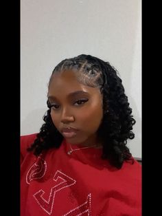 Updo Styles Natural Hair, Curly Hairstyles Pulled Up, Braided Front Natural Hair, Unique Twist Hairstyles, All Natural Hairstyles For Black Women, Hair Styles On Natural Hair, Curly Side Part Natural Hair, Rubber Band Curly Hairstyles, Natural Prom Hairstyles