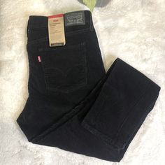 311 Levi’s Shaping Skinny Corduroy Pants Fitted Black Corduroy Bottoms, Black Corduroy Straight Leg Jeans, Black Corduroy Straight Leg Bottoms, Levi's Straight Leg Corduroy Jeans, Black Casual Corduroy Jeans, Black Corduroy Casual Jeans, Casual Black Corduroy Jeans, Pants Color, Corduroy Pants