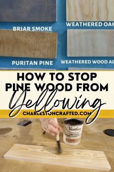 how to stop pine wood from deforming with chalk paint and water based acrylic