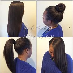 Ponytail High, Vixen Sew In, Deep Wave Bundles, Bundles With Frontal, Frontal Hairstyles, Natural Weave, High Bun, Human Wigs