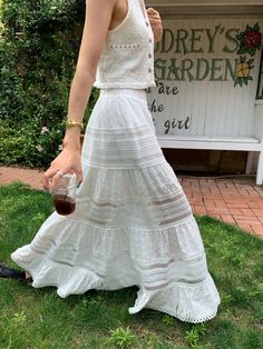 42550969761839 Fitted White Maxi Skirt For The Beach, Fitted White Beach Skirt, White Fitted Skirt For Vacation, White Lined Maxi Skirt For Vacation, Elegant White Maxi Skirt For Beach, Elegant White Beach Skirt, White Lined Skirt For Vacation, White Lined Skirt For Beach, White Fitted Bohemian Skirt