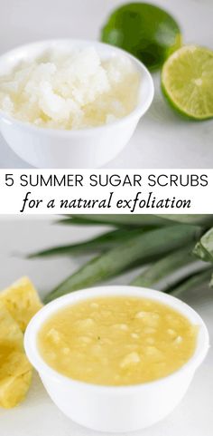 These simple summer body scrub recipes will leave your skin vibrant, soft, and smooth. With all the fun smells of summer and deep exfoliation these recipes will make a fun girls day or spa night. #bodyscrub #sugarscrub #summerdiys #homemadebodyscrub #bodyscrubrecipe #fruitysugarscrubs #naturalskincare Homemade Exfoliating Scrub Body Easy Diy, Homemade Scrubs Body Easy Diy, Body Scrub Recipes, Everyuth Naturals Scrub, Grapefruit Body Scrub, Tropical Body Scrub, College Recipes, Homemade Goods