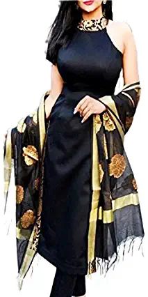 Black Dress Kurti Design, Black Chudi Set, Black Dupatta Outfit, Black Patiyala Suits Designer, Black Dupatta Designs Ideas, Black Brocade Dupatta, Black Kurti Outfit, Black Kurti Design, Black Suit Designs