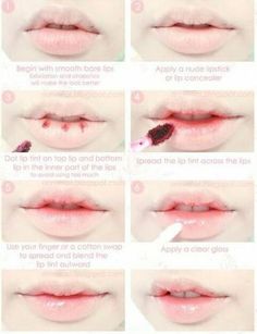 22+ trendy makeup korean ulzzang gradient lips #makeup Mekap Mata, Gyaru Makeup, Japanese Makeup, Makeup Tut, Circle Lenses, Trendy Makeup