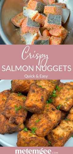 crispy salmon nuggets are an easy and delicious appetizer for any occasion