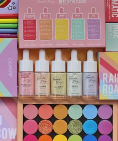 Rainbow Milk, Cheap Skin Care, Clouds Rainbow, Cheap Skin Care Products, Makeup Package, Rainbow Makeup