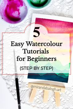 watercolors are the best way to learn how to paint