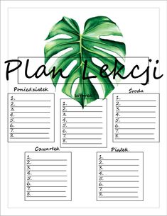 a plant is shown with the names and numbers for each plant on it's list