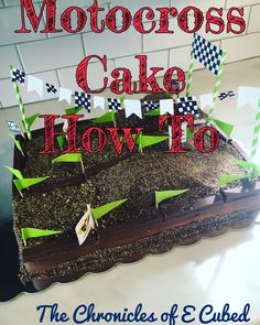 there is a cake that has been made to look like it's in the dirt