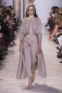 All the Looks from the Elie Saab Spring-Summer Couture 2017 Collection  - ELLE.com Eli Saab, Gaun Koktail, Elie Saab Haute Couture, Elie Saab Spring, Elie Saab Couture, Expensive Taste, Salwar Kamiz, Fashion Weeks, Elie Saab