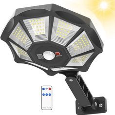 an outdoor light with remote control