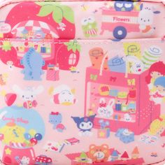 "Fancy Shop x Sanrio Characters" Collection is released at Japan Sanrio Store Today~ Fancy shop design series that makes you feel nostalgic somewhere ♪ All-patterned design makes it fun to find out which character is ★The size is just right for storing grooming goods and cosmetics♪ Size: About 13 x 6 x 12 cm Material: PVC, polyester Detail Zipper closure Exterior: 1 open pocket, Interior: 1 openpocket Photo credit: Sanrio Japan Sanrio Store, Fancy Shop, Square Storage, Strawberry Charm, Sanrio Japan, Badtz Maru, Flower Cart, Fancy Gifts, Character Collection