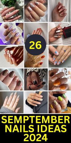 September Nails Short, Nails For October, Acrylic Short Square Nails, September Nail Ideas, Harry Potter Nail Art, October Style, Harry Potter Nails, Nails Short Square, Acrylic Coffin Nails