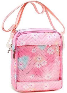 CAMTOP Crossbody Purse Small Messenger Bag with Clear Pocket for Teen Girls Kids(Daisy Pink) Girls Crossbody Size: 10" (H) x 8" (L) x 2.5" (W), the perfect teen girls purse for 6 -15 years old.Front pocket is clear layer it can be used for DIY to show your personality. Girls' purses, perfect for kids to carry everything they need to keep their wallets, pens, cell phones,iPad,snacks and a few other small things. Two ways to carry it: with an adjustable strap, it can be worn as a crossbody bag or a shoulder bag. Kids can take it anywhere, such as camping, travel, school, shopping, outings, weekends and everyday use. CAMTOP purse is a good choice for Easter, Christmas, New Year, birthday and other occasions for adults to give gifts to children, perfect for girls aged 6-15, young girls, teenag Handheld School Bag With Zipper Closure, Handheld School Bags With Zipper Closure, Portable Pink Shoulder Bag Pouch, Crossbody Mobile Phone Bag For School, Portable Crossbody Shoulder Bag For On-the-go, Portable Crossbody Bag For On-the-go, Portable Shoulder Cosmetic Bag For Daily Use, Portable Shoulder Cosmetic Bag, School Satchel Phone Bag