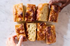 Big and Bubbly Focaccia Recipe | King Arthur Baking Bubbly Focaccia, King Arthur Recipes, Airy Interior, Perfect Pizza Dough, High Altitude Baking, Baking School, King Arthur Baking, Holiday Bread, Focaccia Recipe