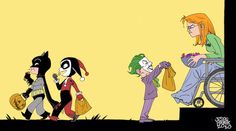 an image of cartoon characters walking together