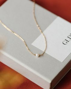 Choose a freshwater pearl you’ll treasure forever, delicately strung on our sparkliest chain. Tiny pearl: 4mm Small pearl: 5.5mm Large pearl: 8mm Airtight Containers, Recycled Gold, Pearl Chain, Pearl Size, Care Tips, Gold Material, Shop Necklaces, Wedding Shoes, Gold Vermeil