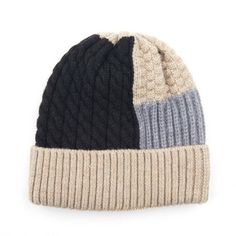 Keep your look on point this winter with this cozy, cable knit beanie. Lightweight and breathable, the CC Color-Blocking Beanie sports an exciting, unisex design featuring Authentic C.C.  Branding and quality. With its stylish multi-color-block style, you're sure to stand out no matter the occasion. Make a fashion statement this season! Size: One Size.  Color: Black.  Age Group: adult. Winter Cable Knit Beanie, Winter Cable Knit Beanie One Size, Casual Cable Knit Beanie For Winter, Black Knit Beanie For Outdoor, Winter Cable Knit Hats For Cold Weather, Winter Cable Knit Beanie For Outdoor, Cable Knit Beanie For Outdoor Winter Use, Winter Outdoor Cable Knit Beanie, Outdoor Black Knit Beanie