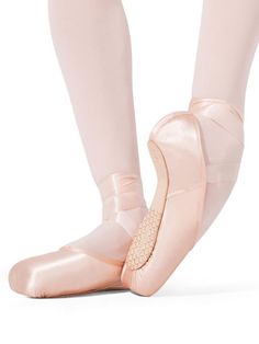 This premium pointe shoe has a broad toe box and a reinforced #3.5 shank, 3/4 skived to zero. The plush, anti-slip microfiber lining prevents excess sweating and unnecessary blistering caused by friction. Features a high and wide platform for easy balancing at the barre. One of the best "training tools" for new pointe students; this shoe gentle nudges dancers to go over the box, while promoting stretch in the metatarsal and ankle area. Product Features: Broad toe box Moderate vamp Slight "U" sha Dance Store, Ballet Pointe Shoes, Pointe Shoe, Cheer Outfits, Deodorant Stains, Gymnastics Outfits, Mens Tights, Street Shoes, Colorful Shoes