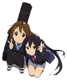 Azusa Yui, K On Pfp, K-on Icons, K On Icons, Azusa Nakano, Yui Hirasawa, Moe Anime