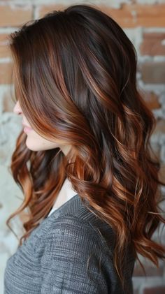 26 Hottest Copper Balayage Looks To Transform Your Hair Haircuts Color, Copper Balayage, Red Balayage, Grey Hair Inspiration, Color Formulas, Hair Color Formulas