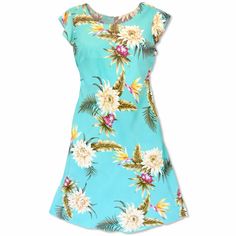 Mountain green hawaiian xoxo short dress Hawaiian Goddess, Hawaii Dresses, Hawaiian Dresses, Aloha Dress, Island Dress, Cute Floral Dresses, Hawaii Usa, Hawaiian Outfit, Tropical Dress