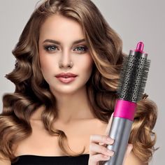 PRICES MAY VARY. Round Volume Brush for Dyson for Airwrap HS01 HS05. Part No. 970750-01- the perfect addition to your Dyson Hair Styling routine! This attachment is designed to add volume to your hair and create tension, allowing you to shape your hair as it dries for a bouncy, salon-worthy look. Its small and compact design makes it easy to take with you everywhere you go. Crafted with premium materials, this round volume brush is durable and long-lasting. It is designed to fit seamlessly for Dyson for Airwrap styling tool, ensuring a secure and comfortable fit. With its innovative design, this attachment is ideal for anyone looking to add volume to their hair without the use of damaging styling tools. Its unique shape creates a natural-looking bounce and lift to your hair, making it idea Add Volume To Your Hair, Dyson Hair, Flat Hair, Hair Game, Innovative Design, Styling Tools, Hair Styling, Brush Cleaner, Compact Design